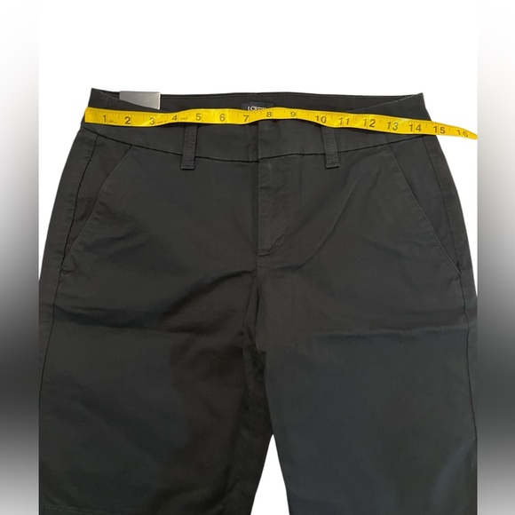NWT J. Crew 9” Bermuda Shorts Black size 0 high rise modest - Picture 3 of 14